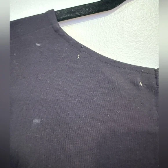 Forever 21 Women's Black & Tan Long Sleeve Zipper Top Y2K Size Small - Picture 5 of 6